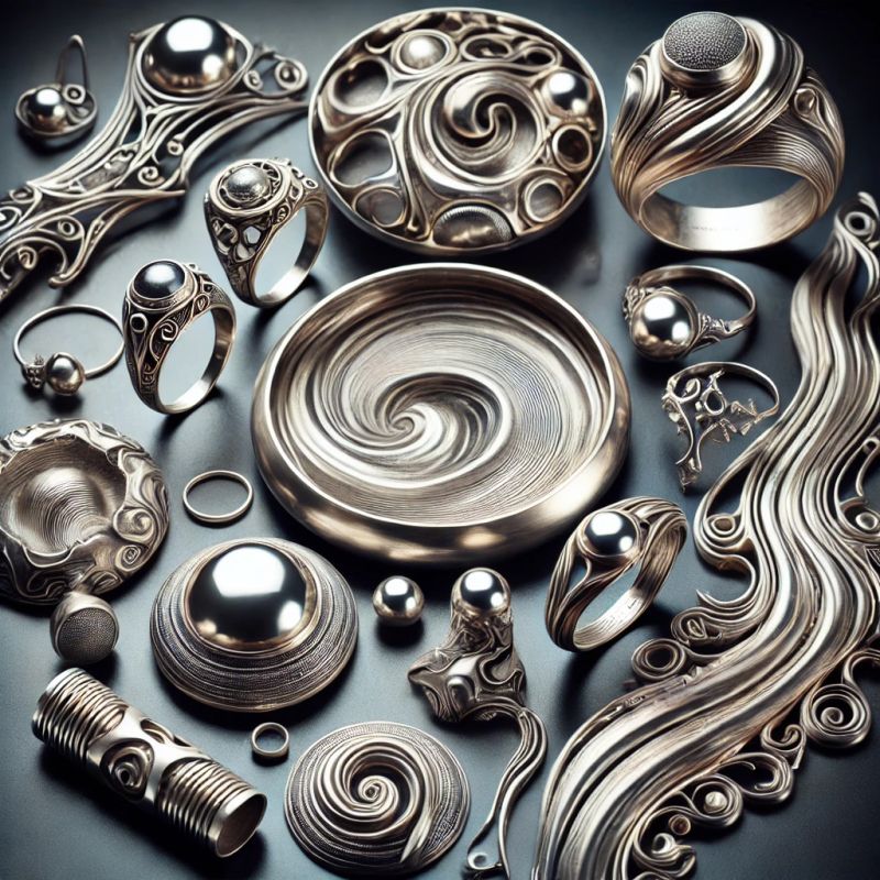 Electroformed Silver Jewelry